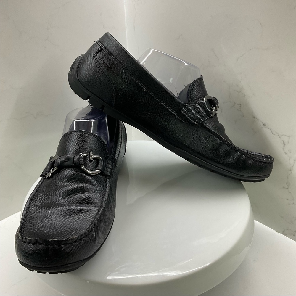 Guess McKinley black men’s driving shoes size 10